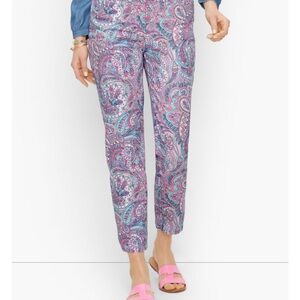 Paisley Print Talbots Pants